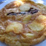 Traditional omelette from Andros island
