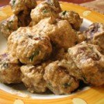Meatballs with ouzo