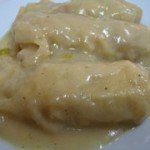 Stuffed cabbage leaves with rice and meat