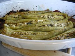 Stuffed peppers with cheese