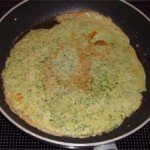 Omelette with aromatic herbs
