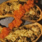 Eggplant with tomato and nut sauce