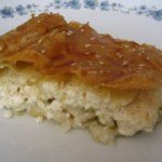 Cheese and yoghurt pie with no eggs