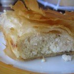 Cheese and onions pie