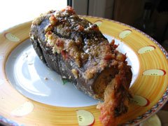 Stuffed eggplants