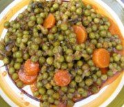 Fresh Green Peas in Tomato Sauce