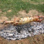 Easter Lamb on the Spit