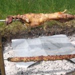 Easter Lamb on the Spit